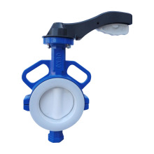 Wafer Butterfly Valve (Split Body) PTFE Lined Disc